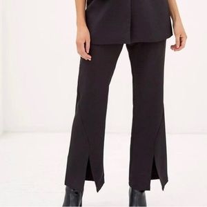 4th & Reckless Black Duke‎ Split Front Dress Pants - Size S NWT 5448